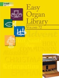 Easy Organ Library, Vol. 72 Organ sheet music cover Thumbnail